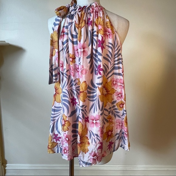 WHITE SUEDE | Silk Top | Made in Australia | Size 8 - Picture 7 of 8